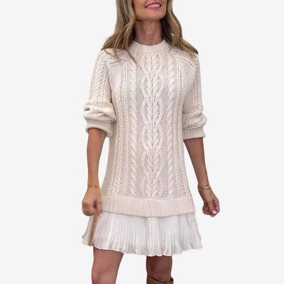 Gaëlle™ Knitted Sweater Dress