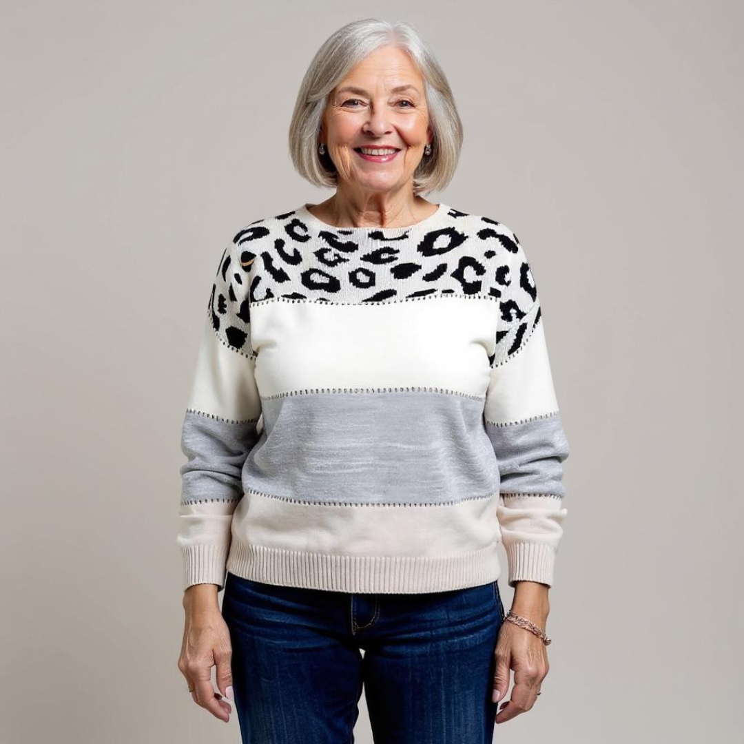 Pascalina | Leopard Print Casual Sweater