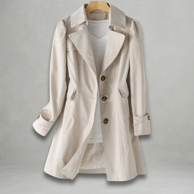 Dani™ | Stylish Longline Button-Down Coat