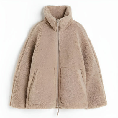 Keira – Soft teddy coat