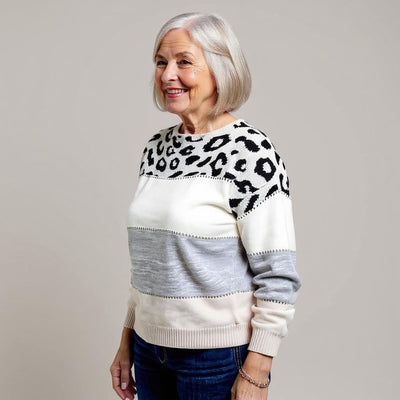 Pascalina | Leopard Print Casual Sweater