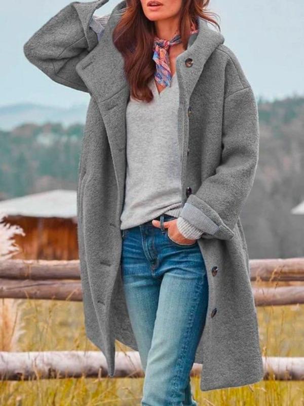 AMELIE - Stylish long winter jacket