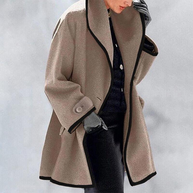 Elena | Elegant women's coat with buttons and modern cut