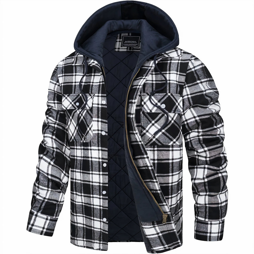 Axel | Checked Jacket with Zip